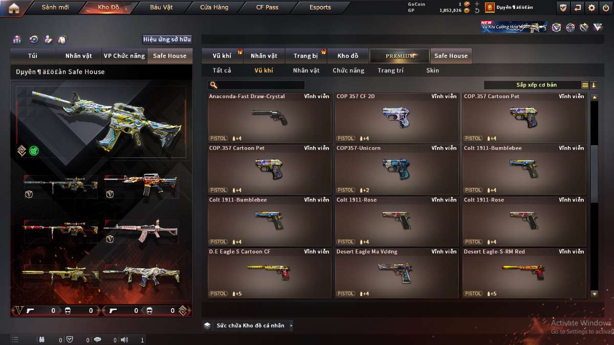shop acc cf uy tin gia re